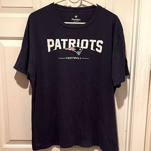 Men’s Fanatics Patriots NFL T-shirt Blue Size XL